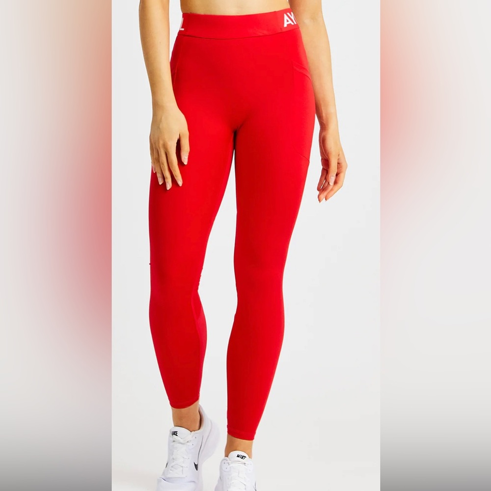 Red AYBL training leggings